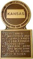 Kansas Histerical Marker | KS State Plaque | Handpainted | Custom-Painted