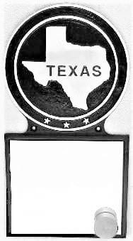 Mirror State Plaque Hand-Painted - Click Image to Close