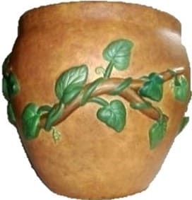 Vine & Leaf Flower Pot, Planter - Click Image to Close