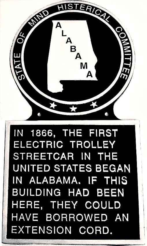 Alabama State Marker, State Plaque, Hand Painted