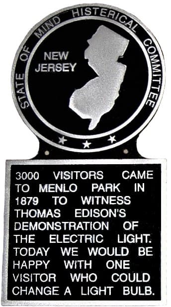 New Jersey State Marker, State Plaque, Hand Painted