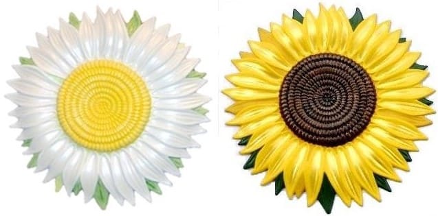 Sunflower, Daisy, Hand-Painted, Refrigerator Magnet
